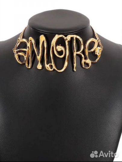 Колье чокер amore золотая/Цепь крупная/новое