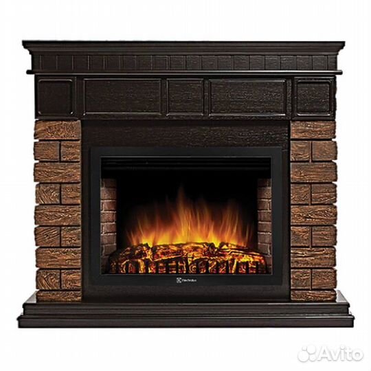 Портал Firelight Bricks Wood 30 камень коричневый