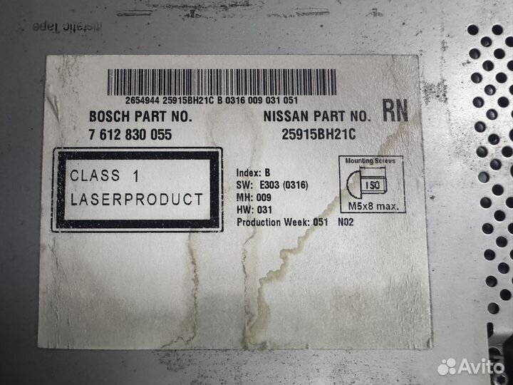 Штатная магнитола nissan qashqai j10