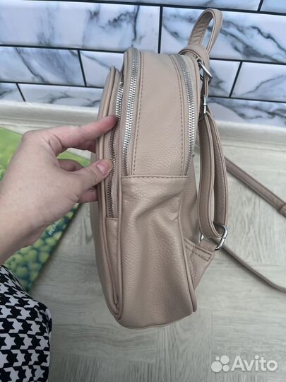 Рюкзак женский кожаный бу