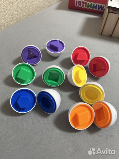 Развивающие деревянныеигрушки пакетом