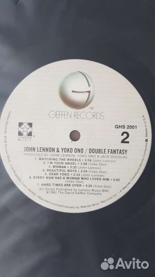 Пластинка John Lennon & Yoko Ono – Double Fantasy