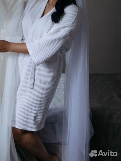 Свадебная фата длинная