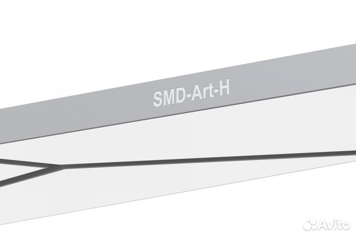 Светодиодная люстра в форме многогранника