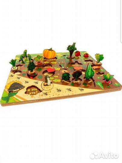 Игра деревянная Огород новая