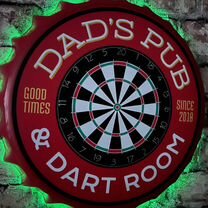 Декор на стену Dad’s Pab & Dart Room