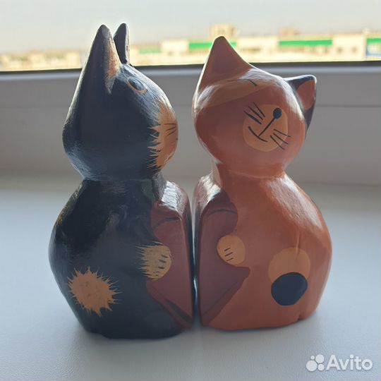 Фигурки котики влюблённые сувенир 14 февраля