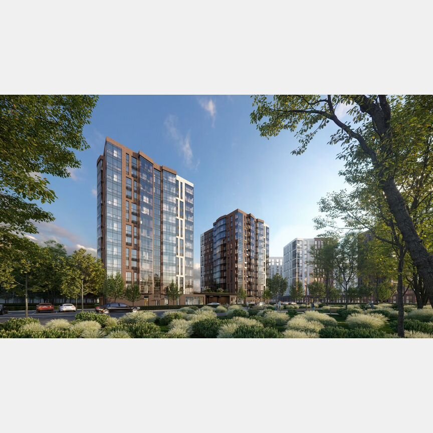 2-к. квартира, 55,1 м², 3/13 эт.