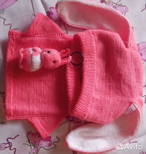 Шапка шлем для девочки