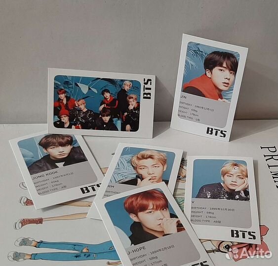 Карточки bts