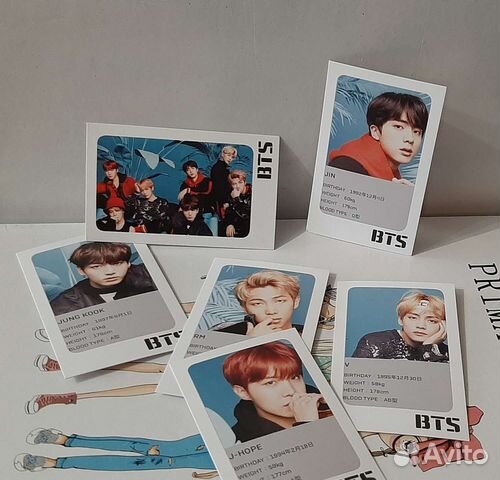 Карточки bts