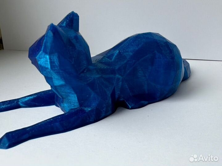 Статуэтка кошки на 3д принтере