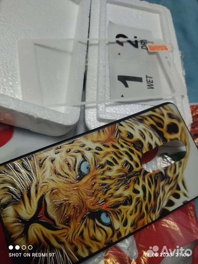 Защитное стекло, чехол