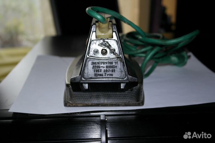 Утюг СССР 7 режимов 1983г Гост 307-81 220В-1000Вт