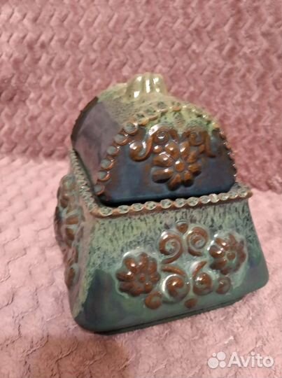 Шкатулка керамическая