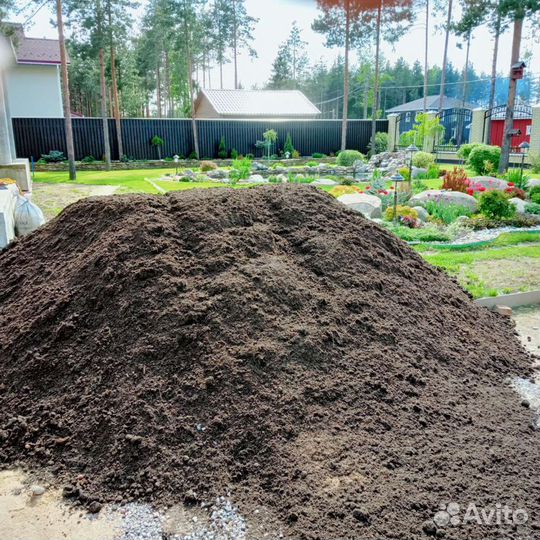 Земля чернозем плодородный грунт