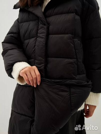 Пуховик стеганный Zarina