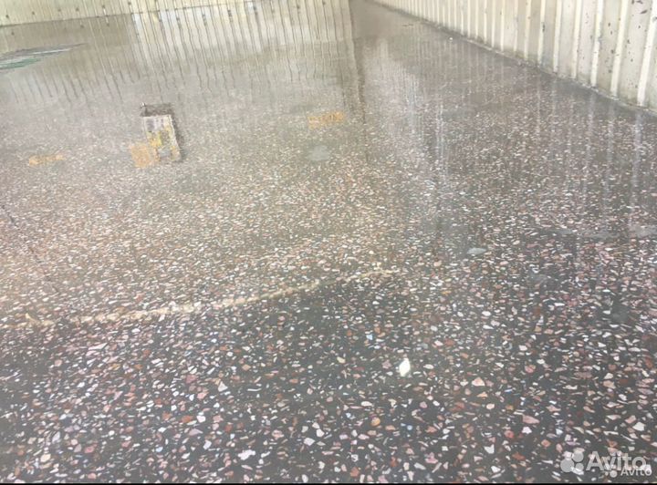 Шлифовка бетона полировка
