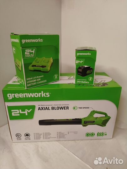 Воздуходувка greenworks 24V