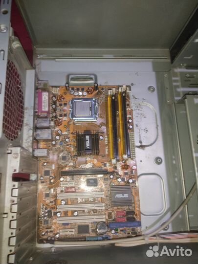 Материнская плата с процессором