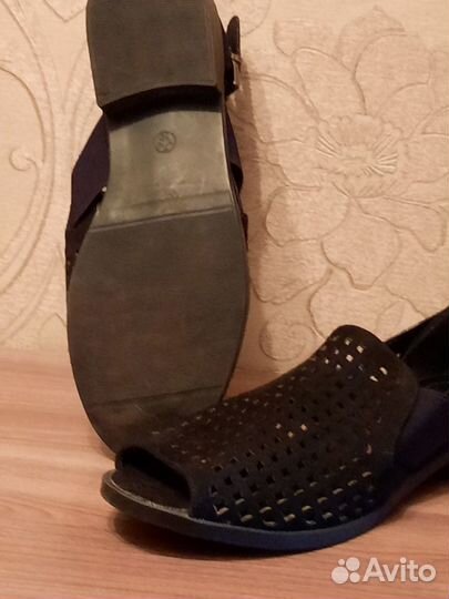 Туфли женские 39 размер черные бу замшевые