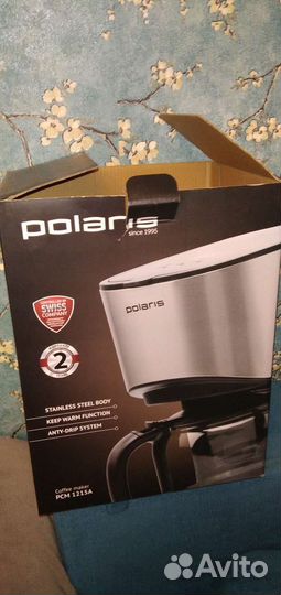 Кофеварка капельная polaris 1215А