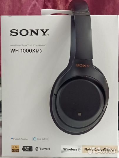 Флагманские беспроводные наушники Sony WH-1000XM3