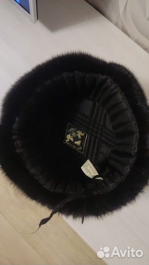 Шапка ушанка мужская норка