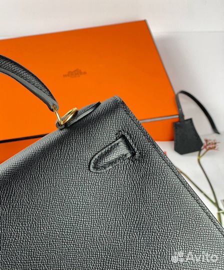 Сумка Hermes Kelly 25 Epsom Noir