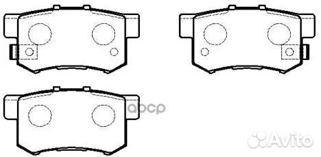 Колодки торм. HP5164 HSB