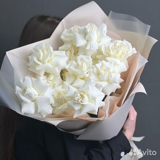 Букет белые розы Playa Blanka