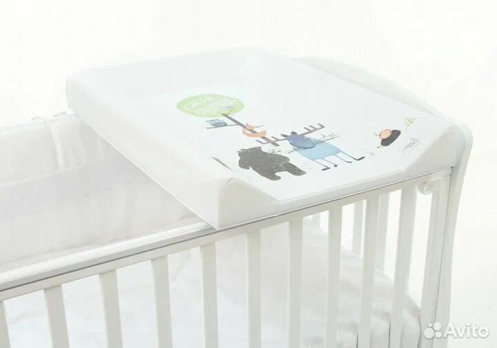 Пеленальный матрас ceba baby с жесткой основой