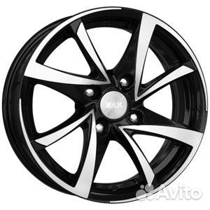 R14 4x108 5,5J ET35 D63,35 K&K Игуана алмаз черный