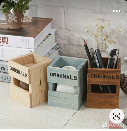 Декоративные деревянные ящики
