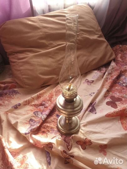 Настольная керосиновая лампа СССР винтаж