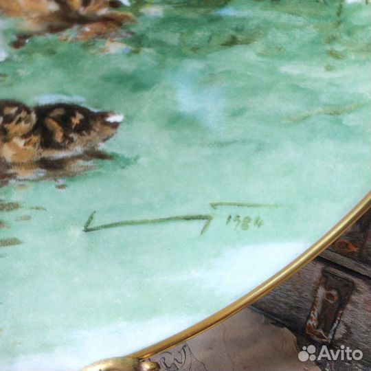 Антиквариат из Европы. Настенная тарелка