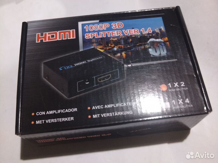 Hdmi splitter (разветвитель) 1на2