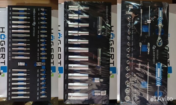 Набор инструментов в тележке, 214 предметов