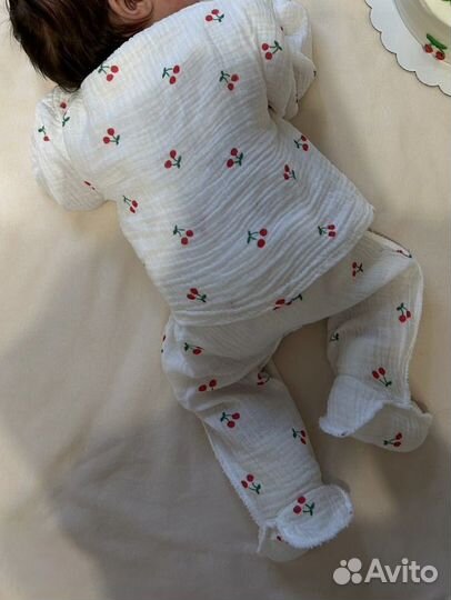 Муслиновый костюм для девочки