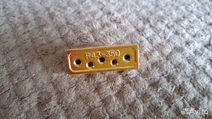 Топлок для электрогитары 43мм золото