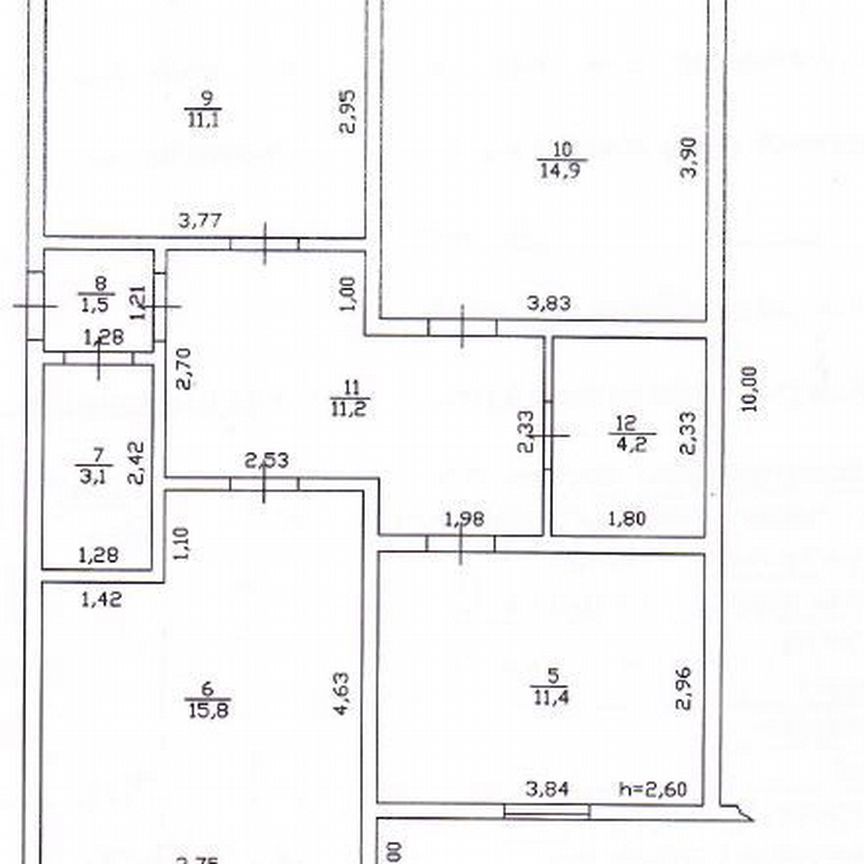 Квартира 3-комн. 73.2 м² в с. Первомайское — фото 4