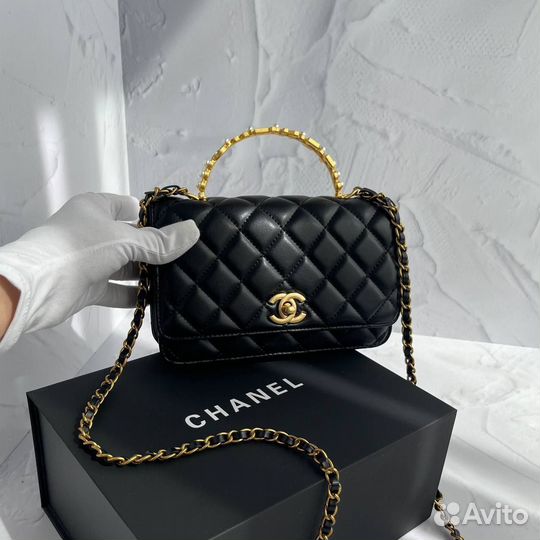 Сумка chanel, натуральная кожа, 3 цвета