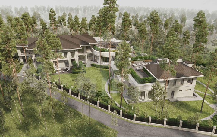 Дом 2634 м² на участке 73 сот.