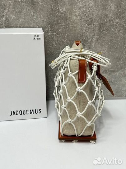 Сумка женская jacquemus хлопковая люкс