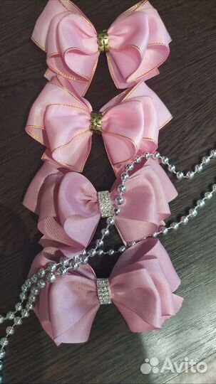 Резинки заколки ручная работа