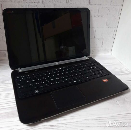 Ноутбук HP pavilion dv6, 4 Ядра, 8 гб, SSD 256гб