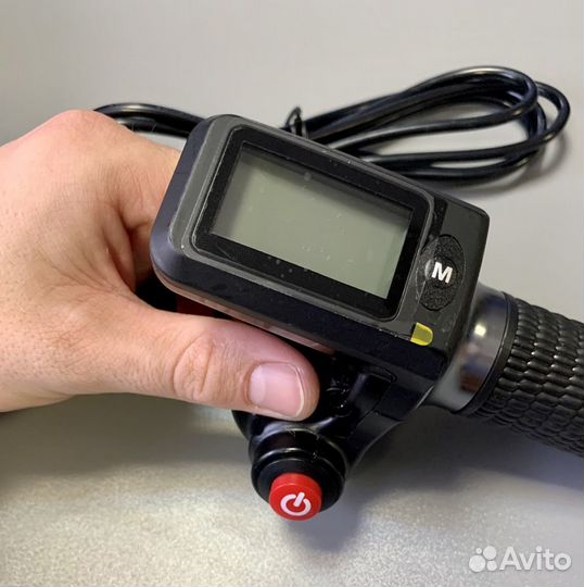 Ручка газа с дисплеем/бк для электросамока 48v
