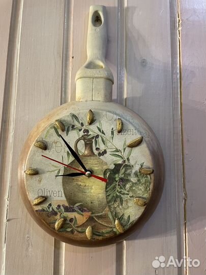Часы настенные ручной работы