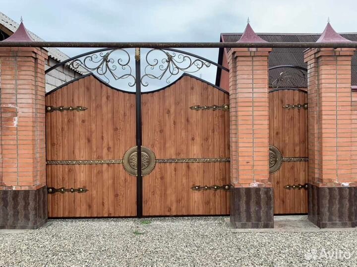 Ворота кованые
