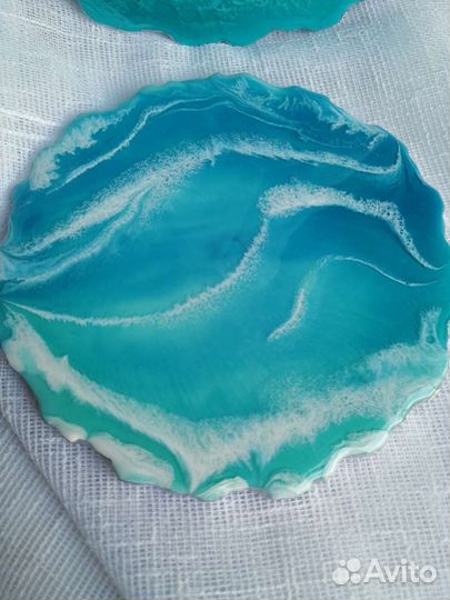 Эпоксидная смола тарелки